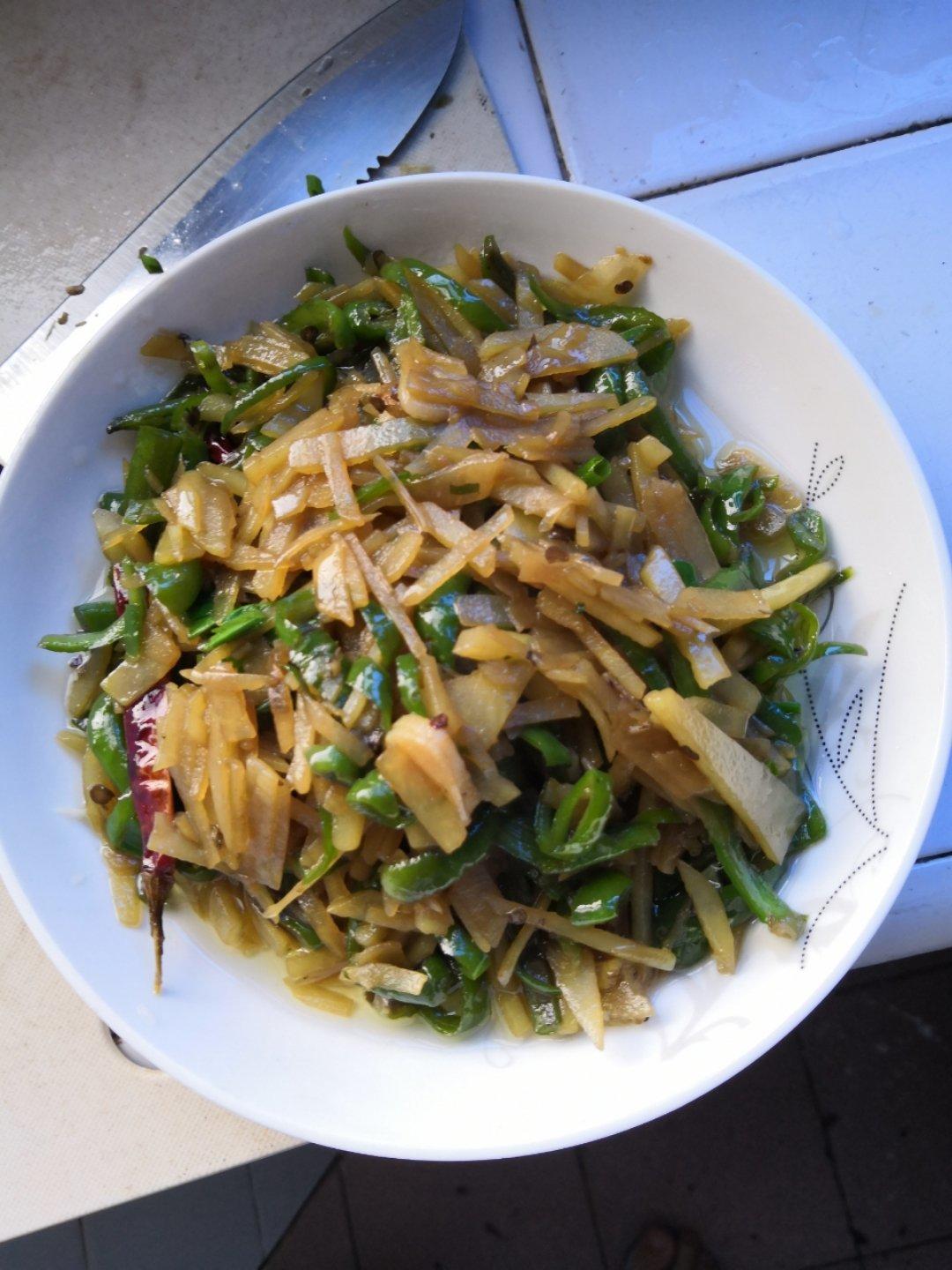 青椒土豆丝