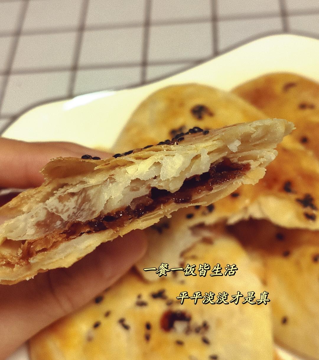 吃不够的糖酥饼 娃的最爱 家常红糖酥饼 酥到直掉渣 附细节视频详解