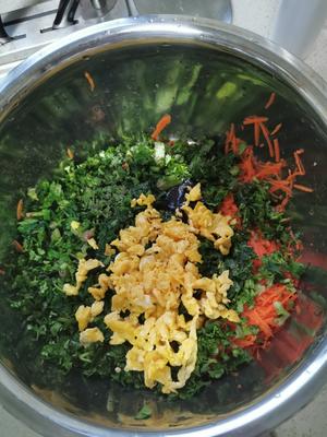 素三鲜菠菜水饺的做法 步骤5