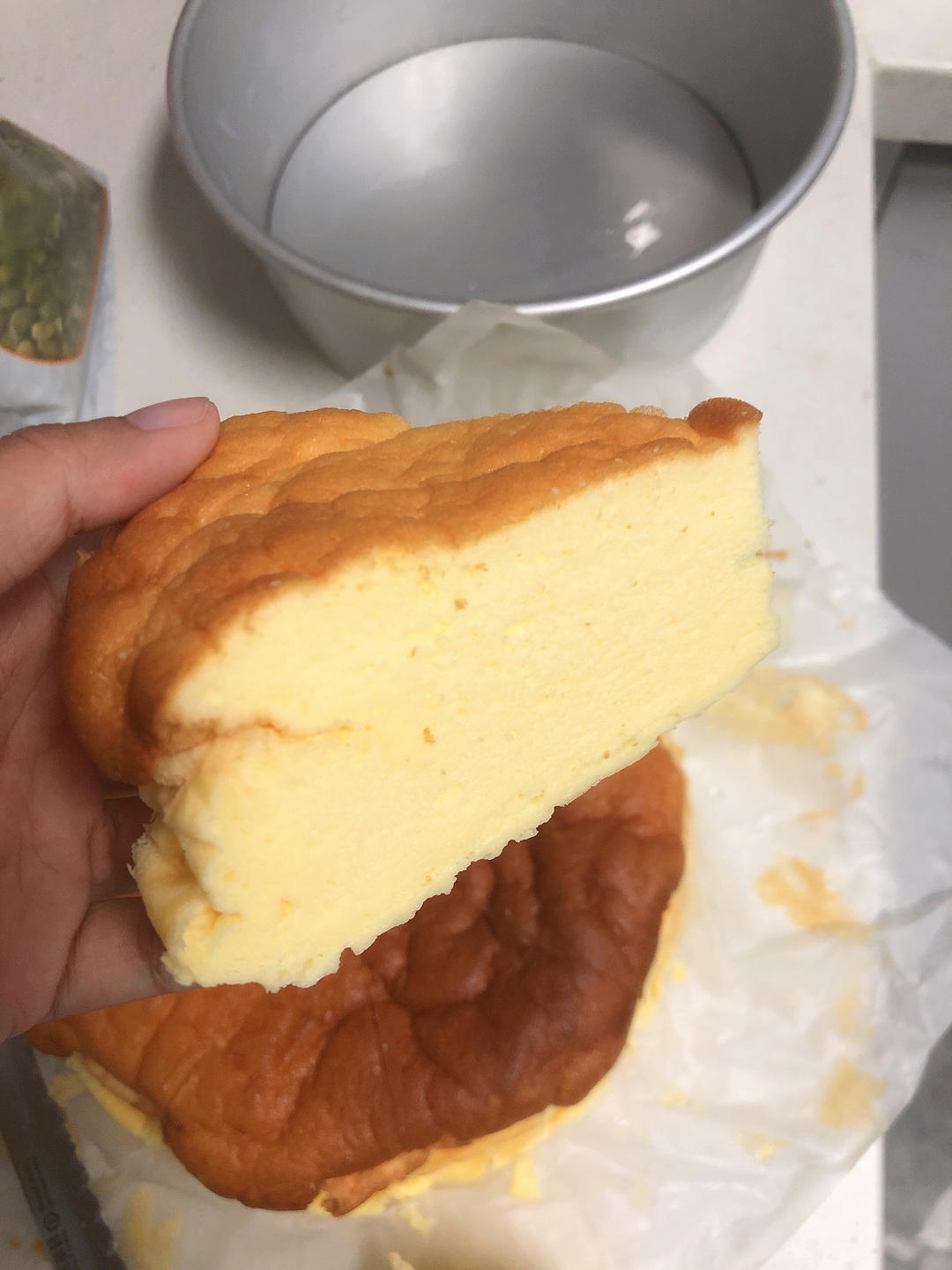 自制酸奶无油低卡伪芝士轻乳酪蛋糕