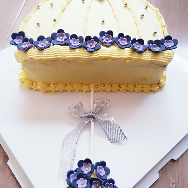 嘉宝妈妈9做的雨伞蛋糕