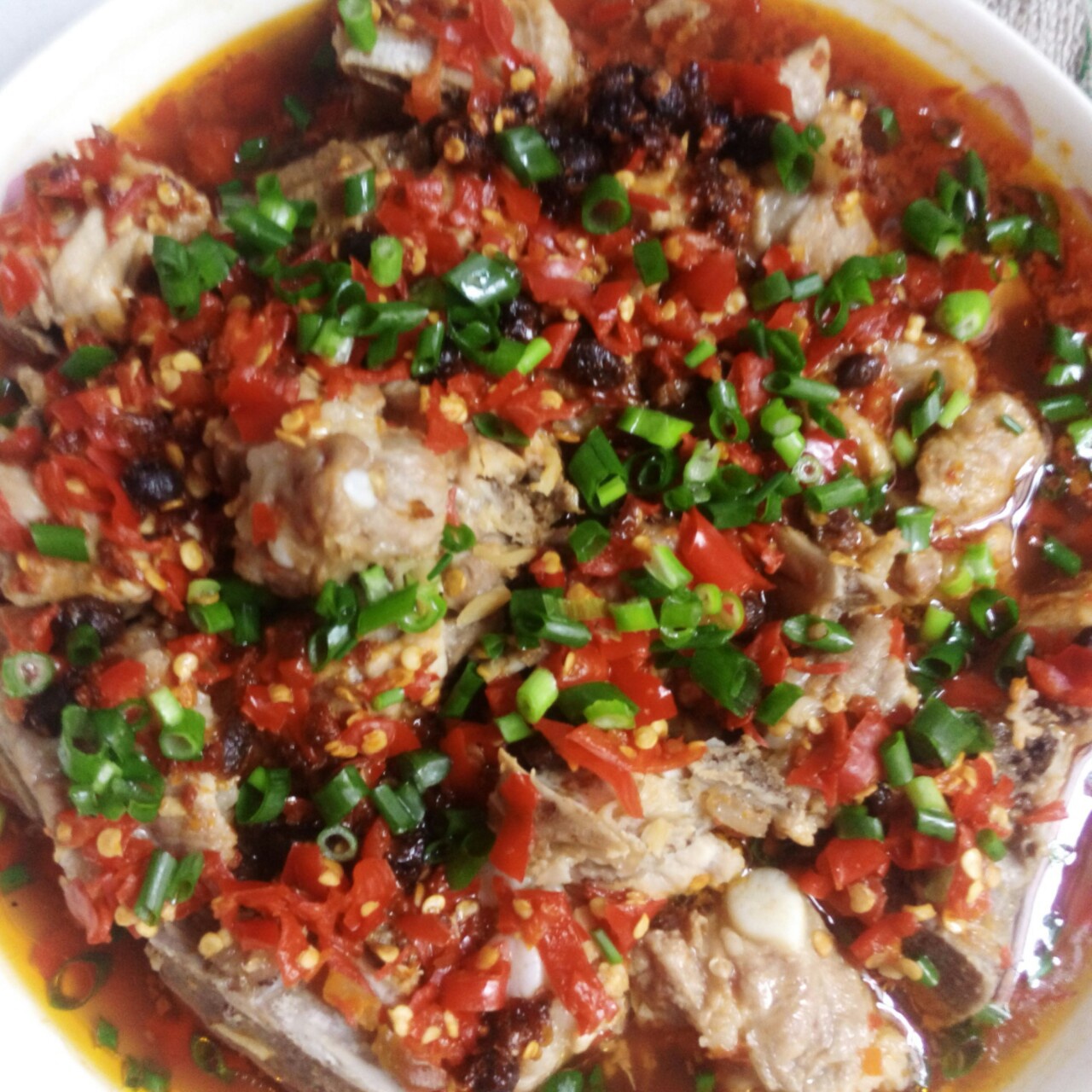 ［湘菜］豆豉剁椒蒸排骨