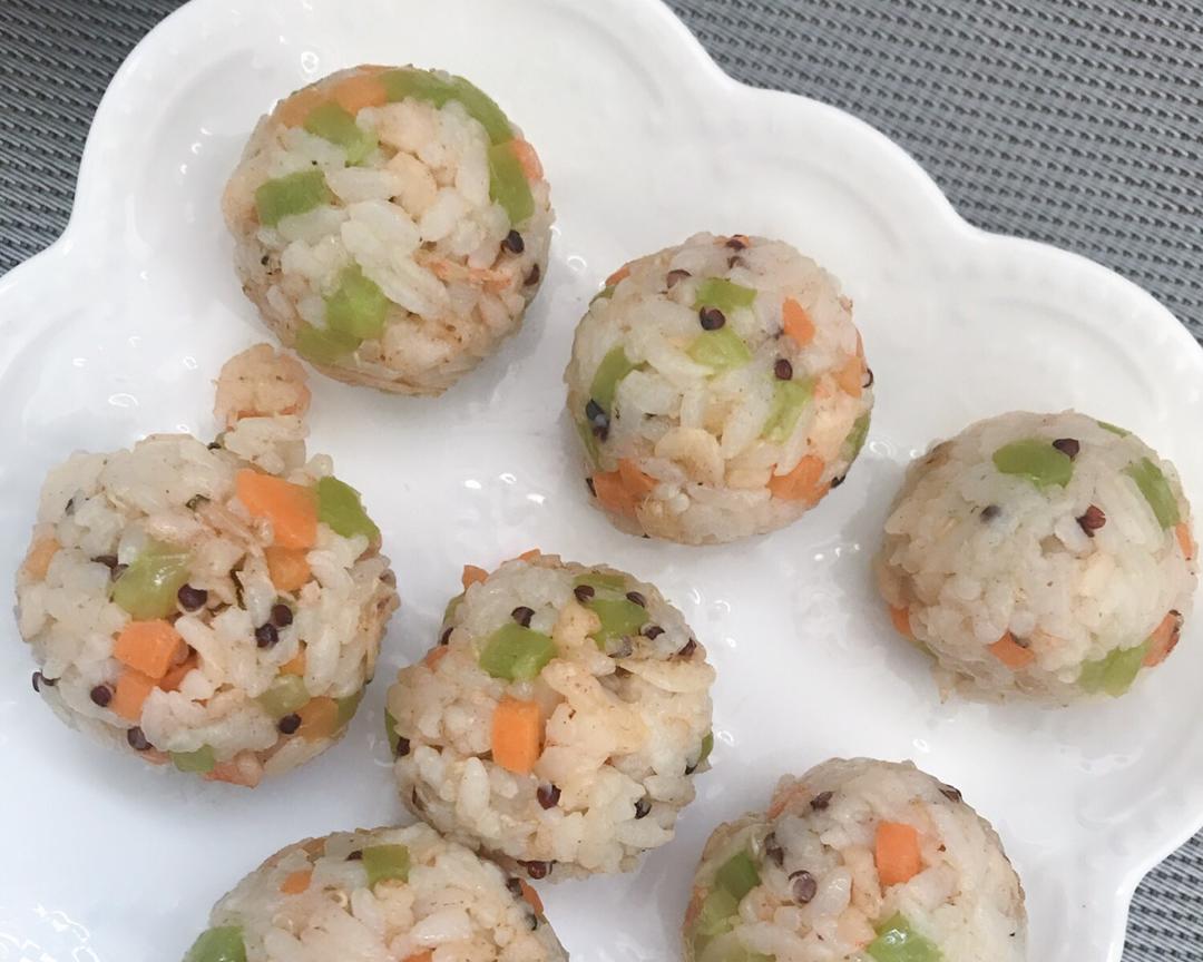 (128)菜蔬虾仁饭团【12m】