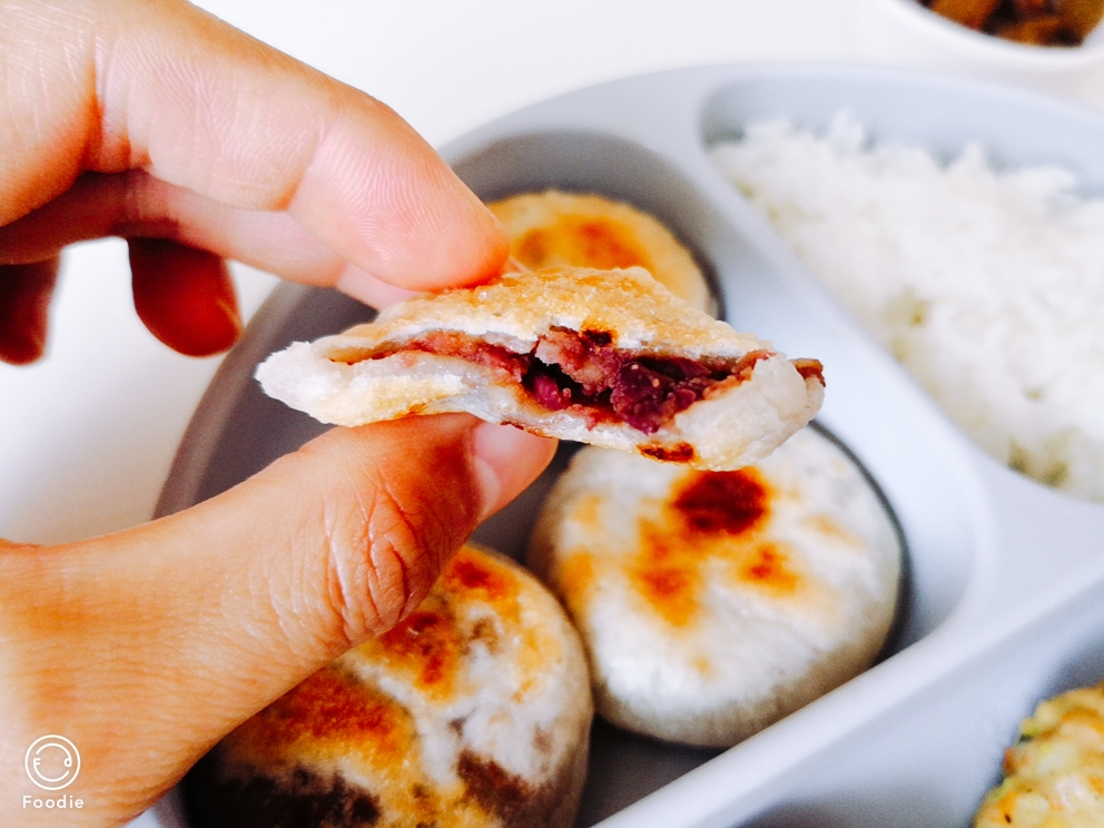 宝宝辅食🍽软糯香甜的糯米红枣豆沙饼的做法