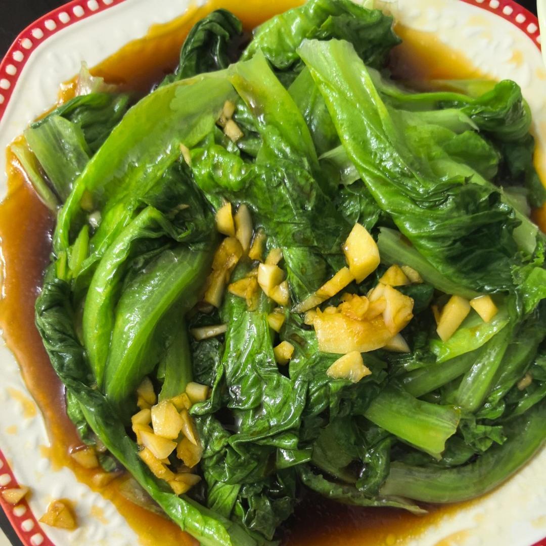 5分钟搞定爆好吃耗油生菜，减肥餐必备菜谱