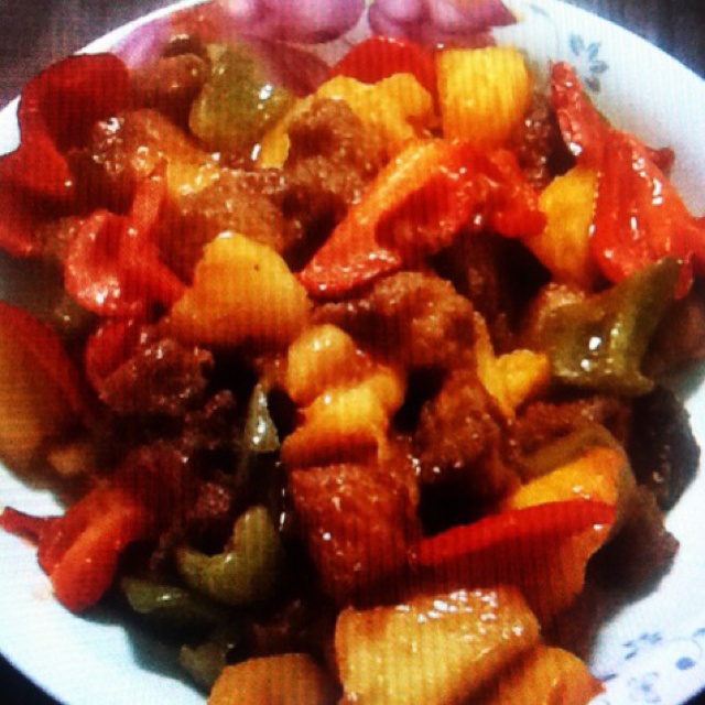 菠萝咕噜肉