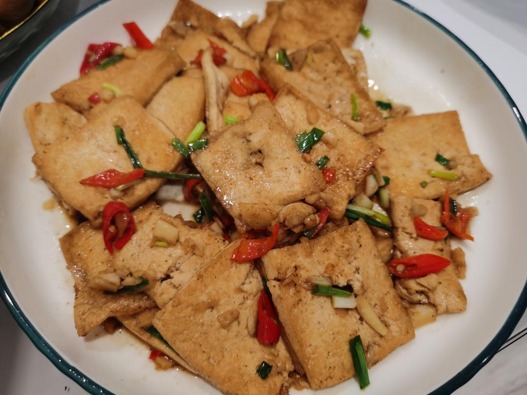 蒜香煎豆腐 炒鸡无敌美味