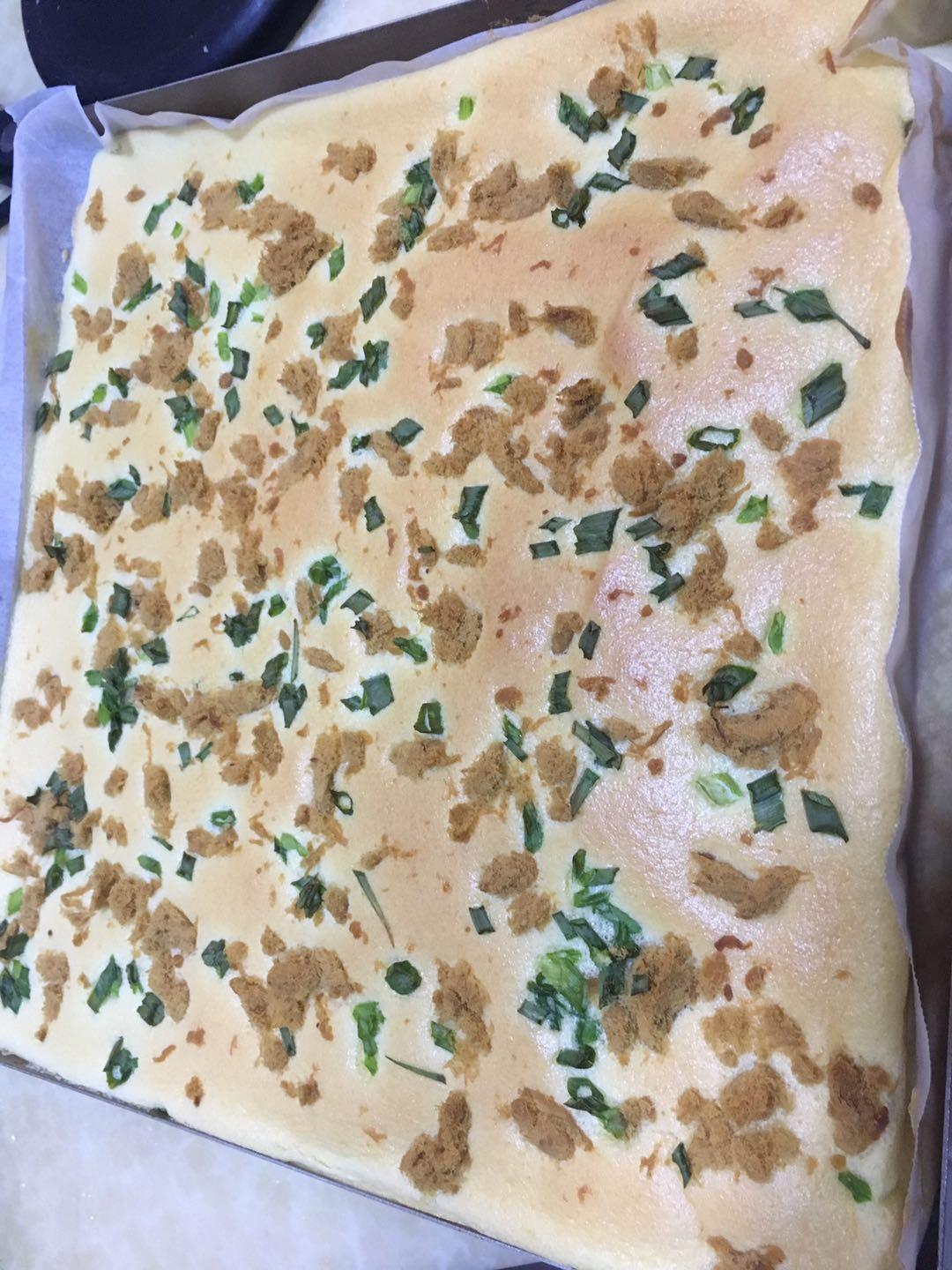 香葱肉松卷 蛋糕卷-无敌美味