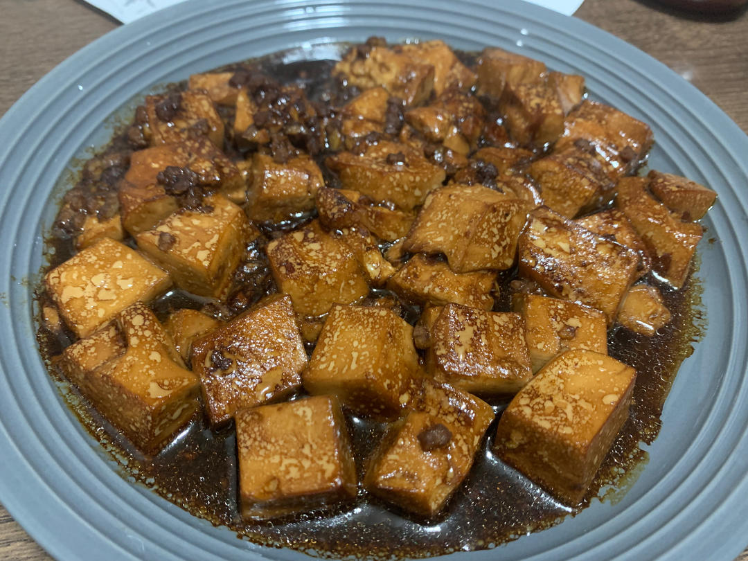 巨下饭！拌饭超好吃的肉末豆腐！做法简单零失败~