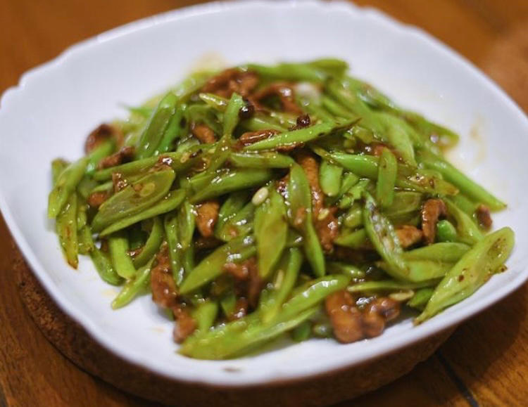 芸豆炒肉丝的做法