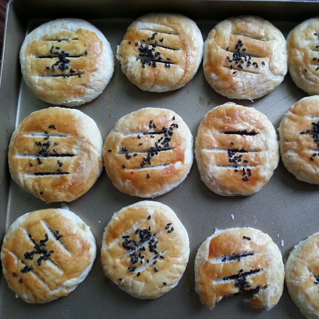 老婆饼之豆沙馅