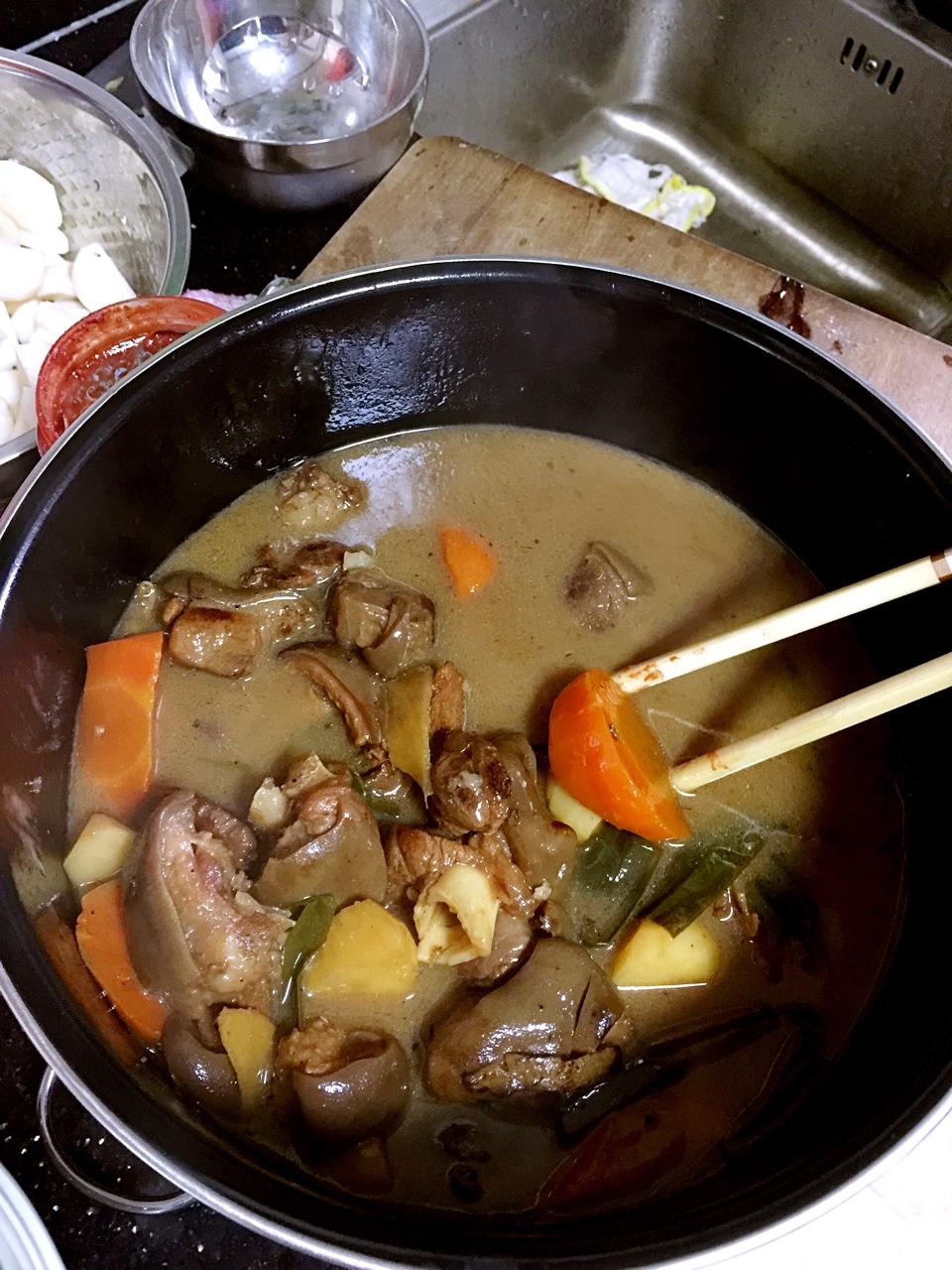 gem_chung做的暖身广式羊肉煲