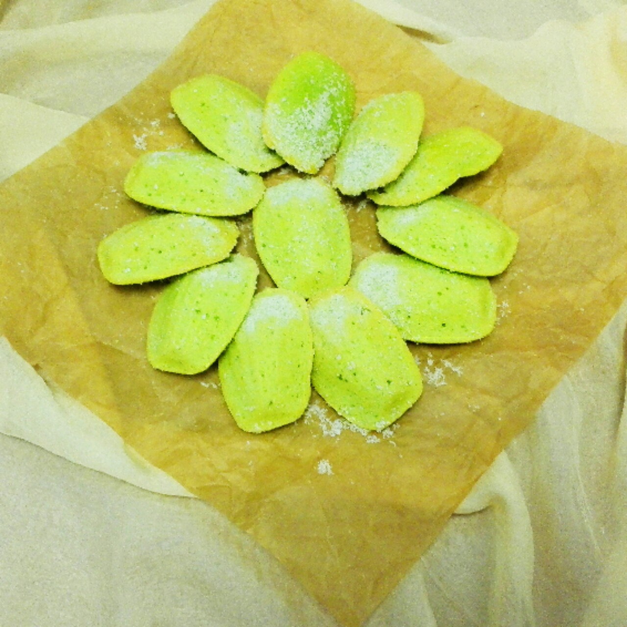 椰香斑斓玛德琳