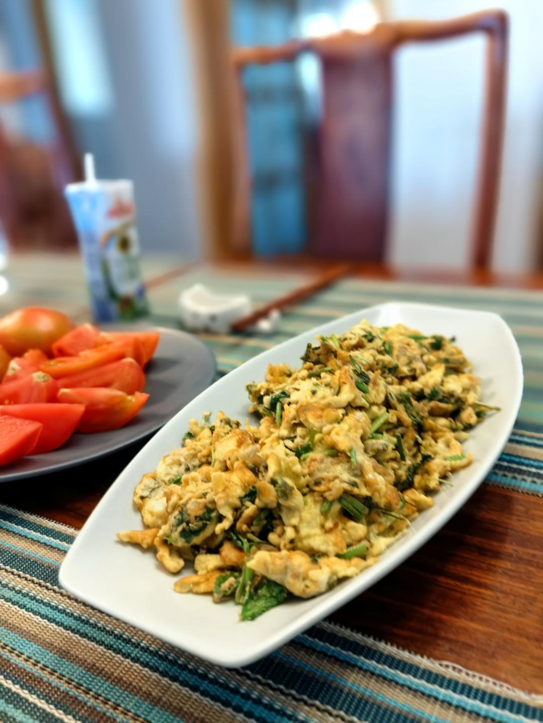 香菜炒鹅蛋（家政女皇）