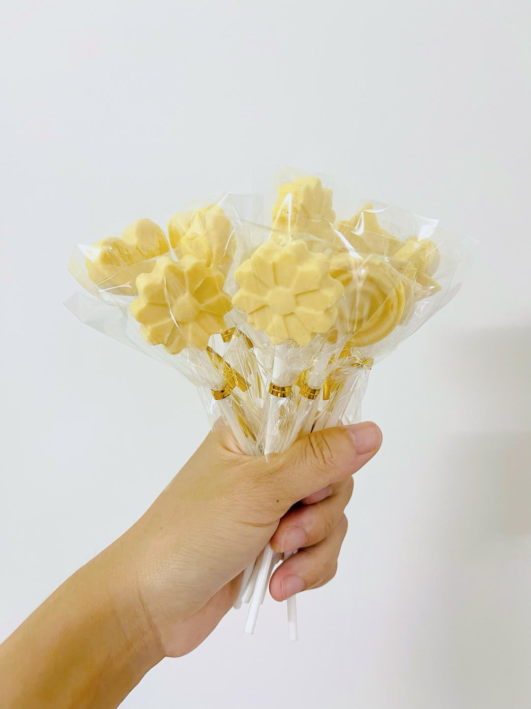 零添加的牛奶棒棒糖