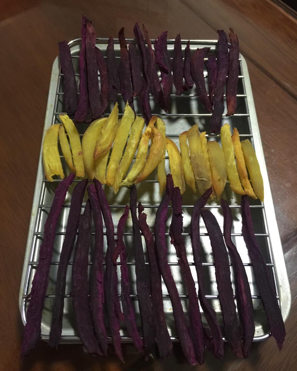 自制紫薯干