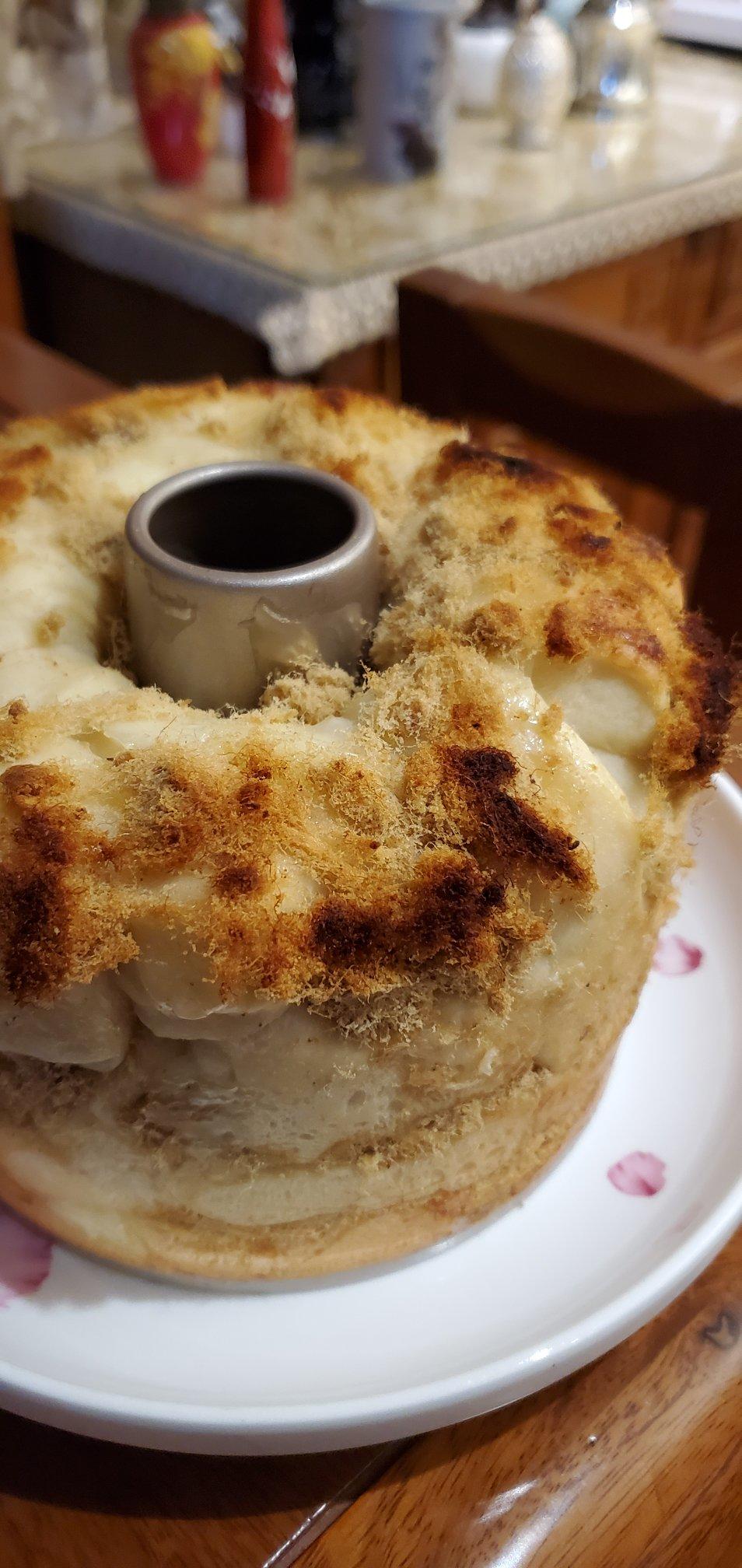 肉松手撕面包—超软会爆浆的面包哟