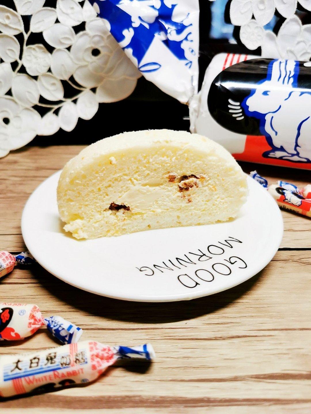 💘网红💘大白兔奶冻蛋糕卷（爆好吃的奶酱、奶酥和奶冻有详解）