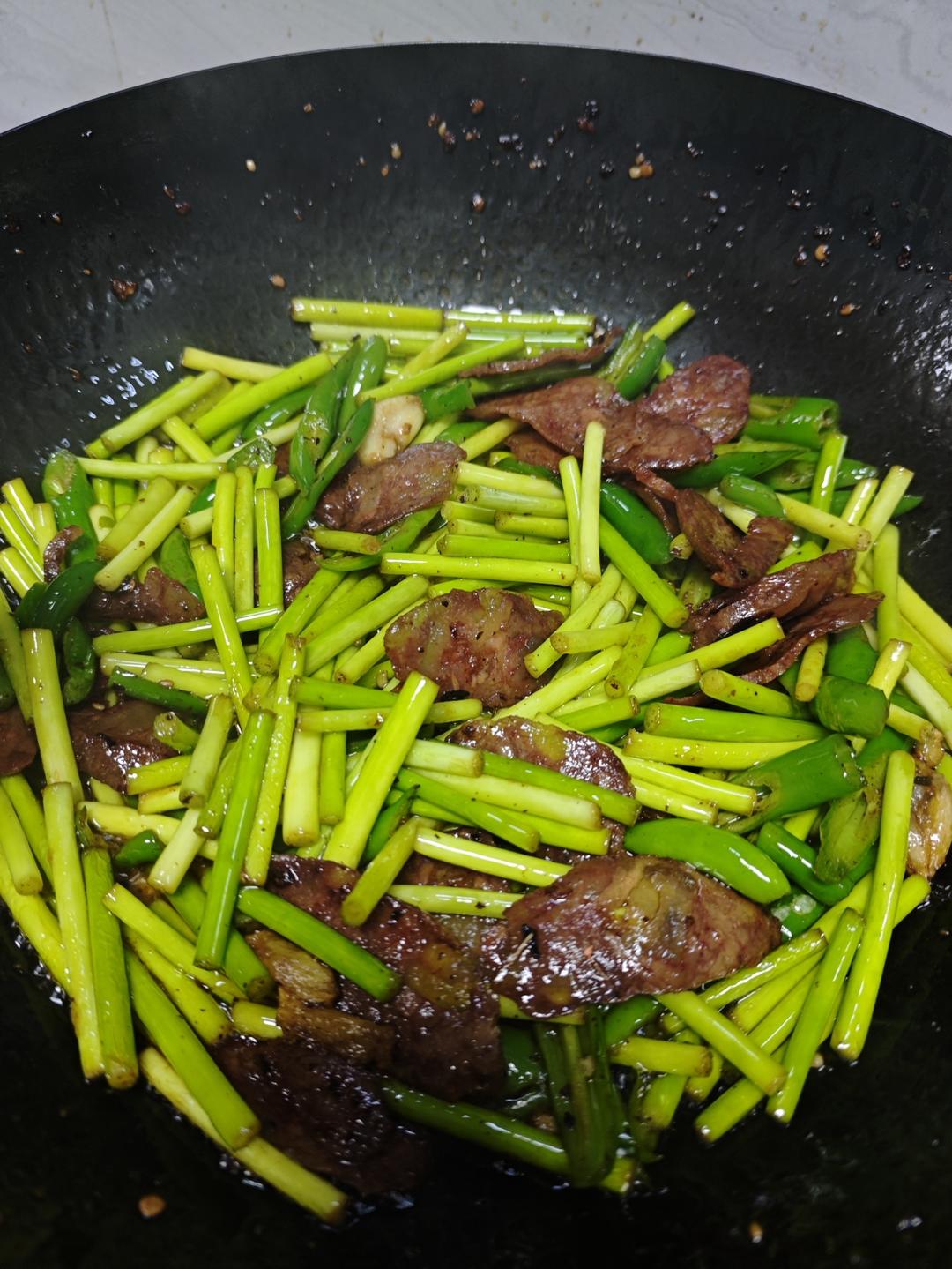 蒜薹炒肉丝
