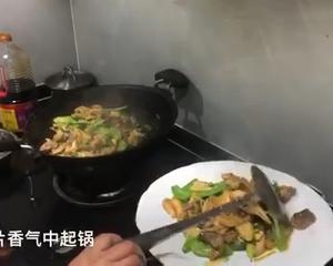 土鸡炒荷兰豆的做法 步骤5