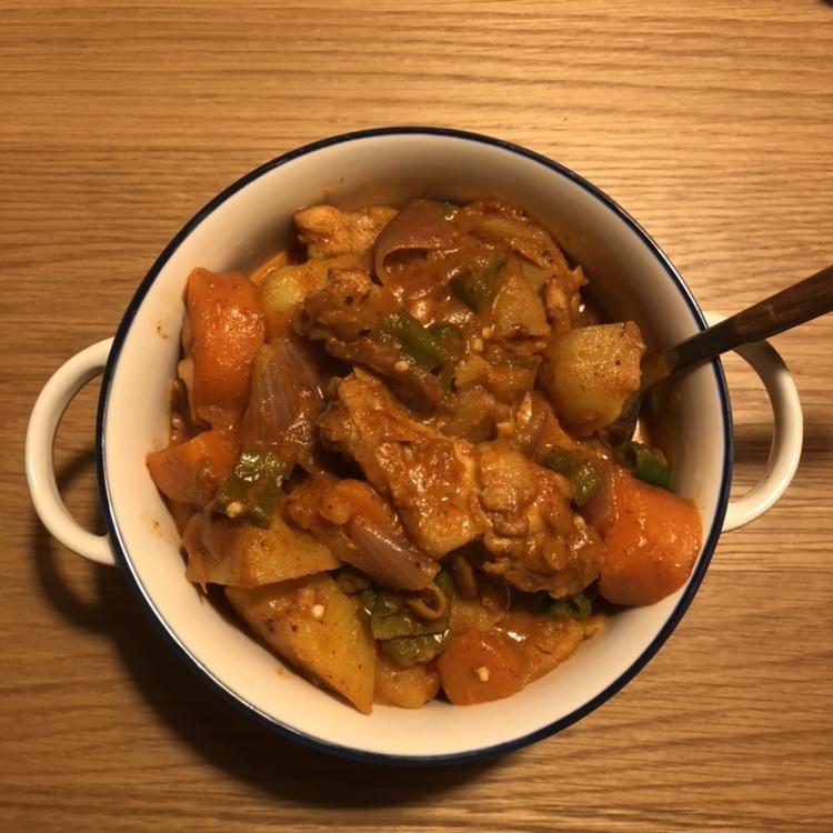 【三时三餐】车婶的韩式辣炖鸡块 닭볶음탕