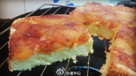 焦糖菠萝翻转蛋糕