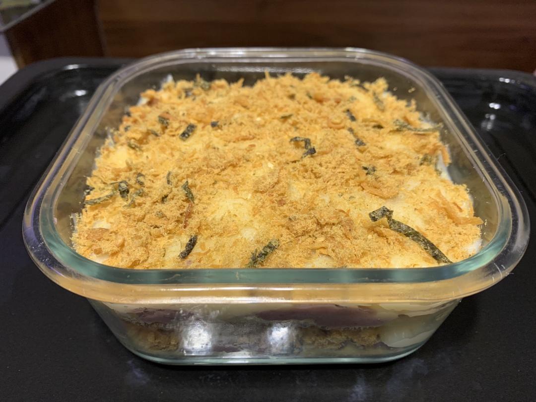 麻薯芋泥盒子蛋糕