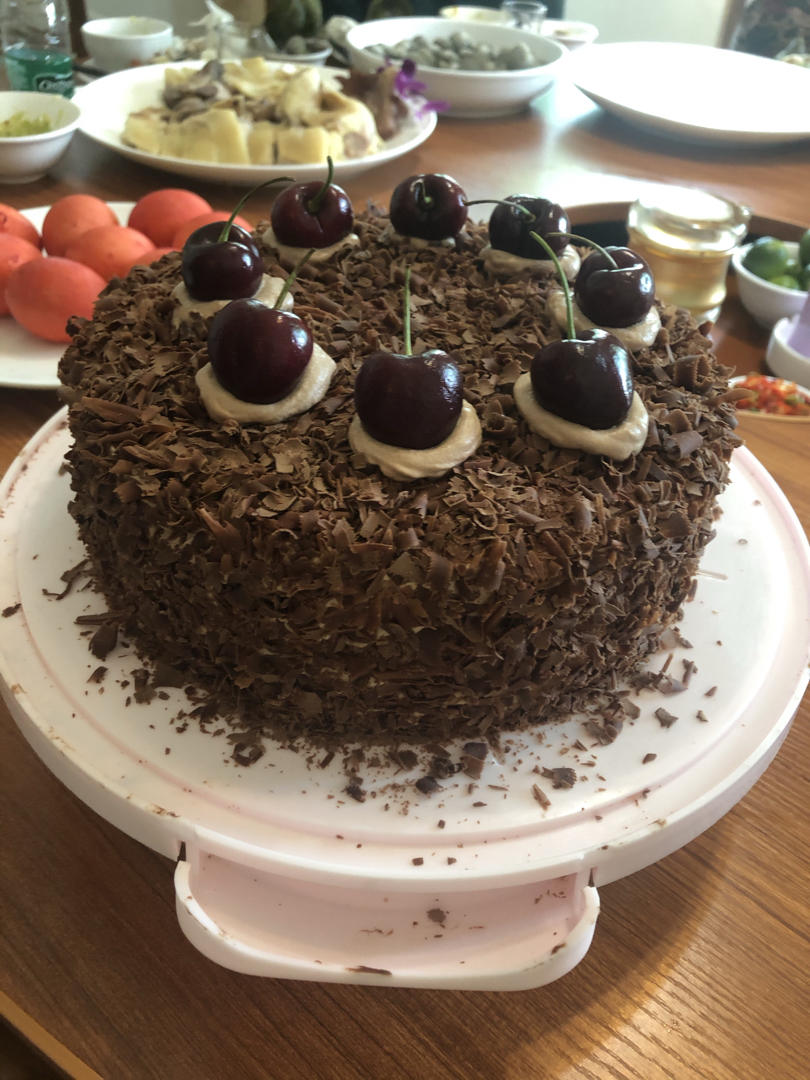留学时的方子，传统黑森林蛋糕（含酒酿樱桃秘籍🍒