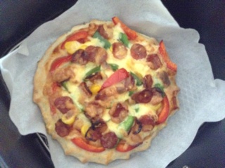 空气炸锅版pizza