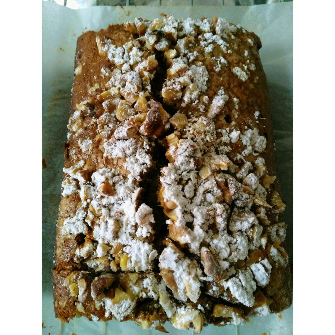 香蕉核桃磅蛋糕 Banana & Walnut Pound Cake