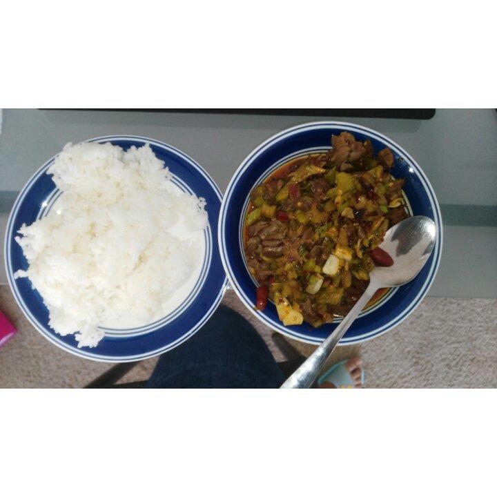 老干妈炒鸡胗