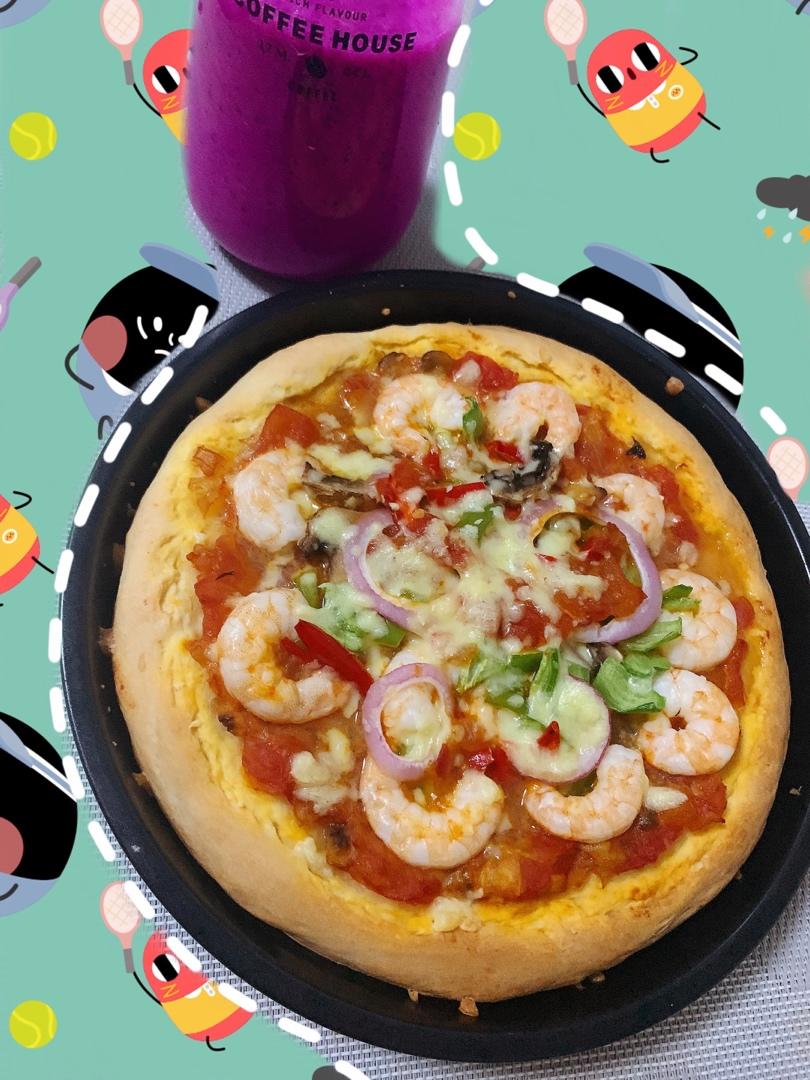 自制厚底披萨面饼