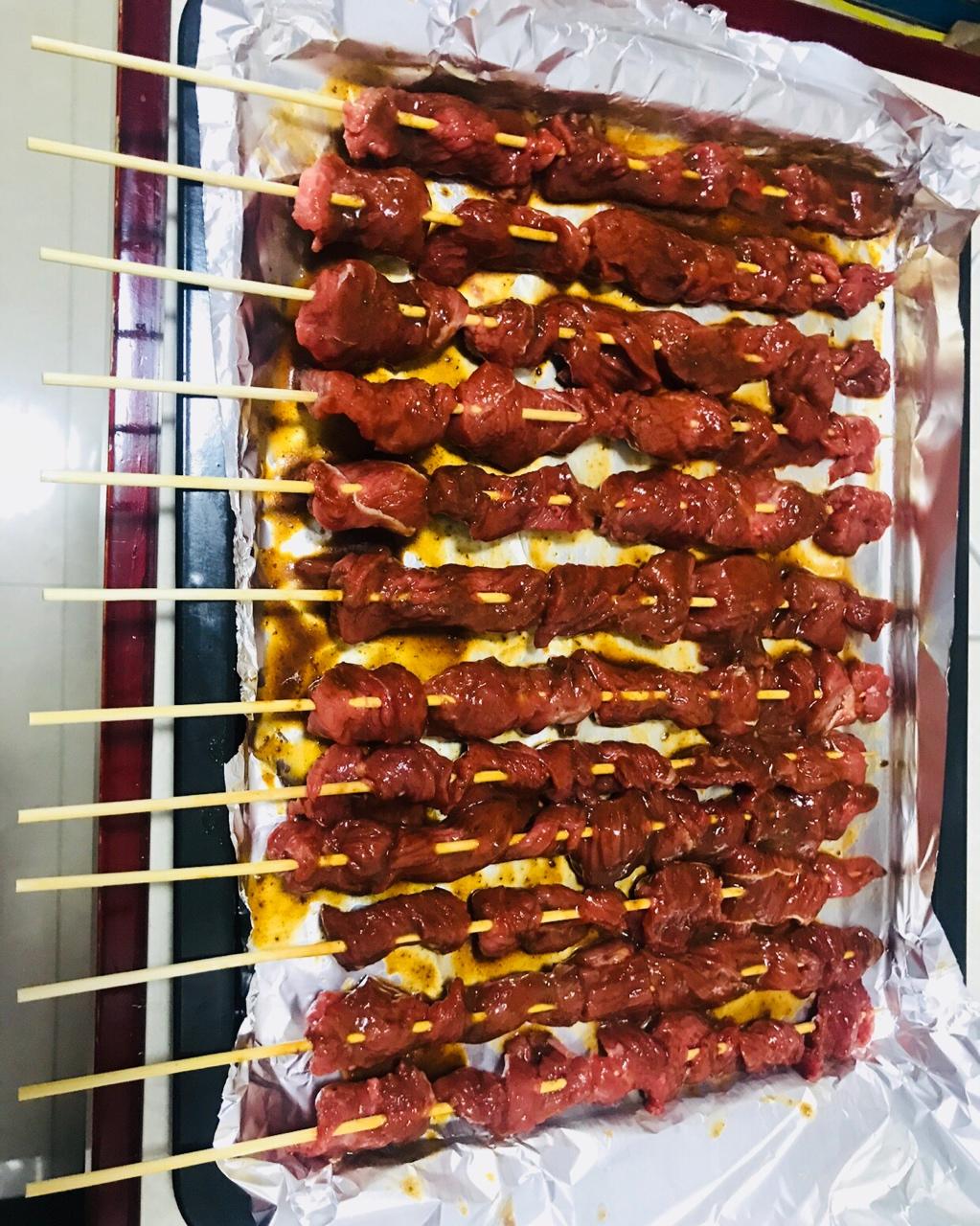 烤孜然牛肉串