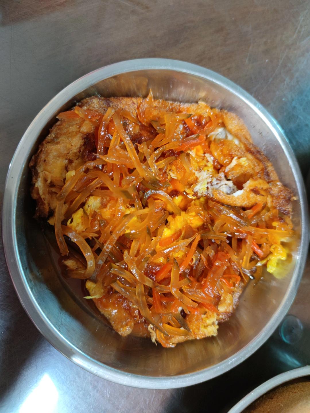 儿时的味道.五柳炸蛋