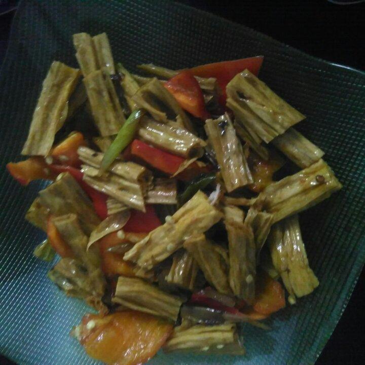快手烧腐竹
