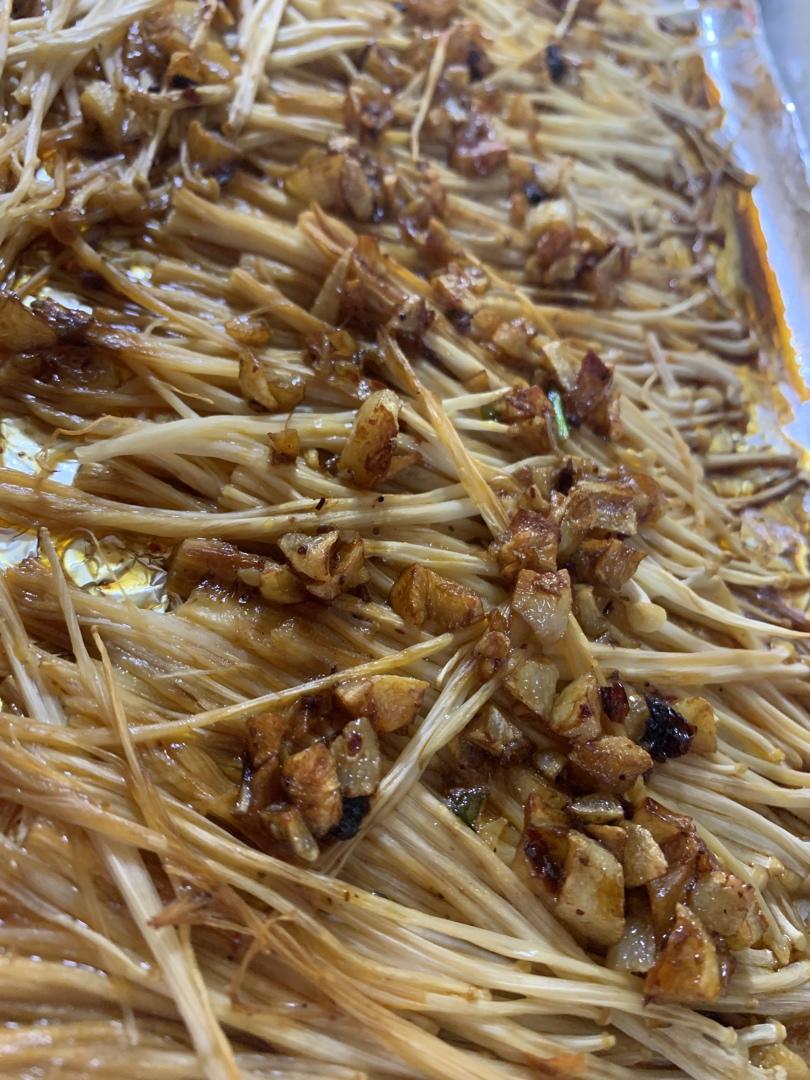 蒜蓉烤金针菇【比肉下饭】