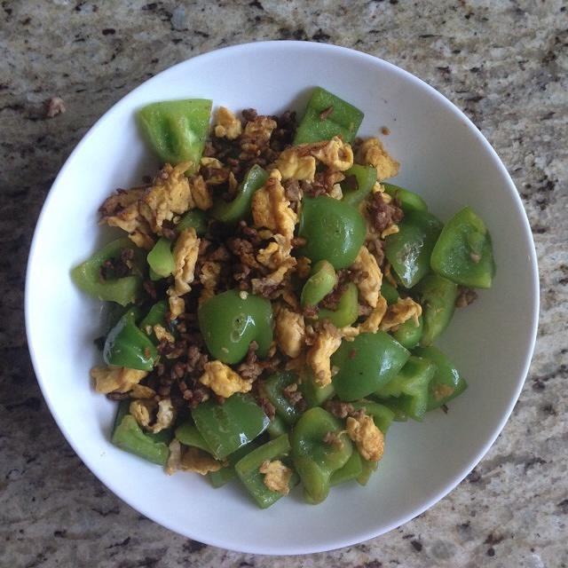 超家常：青椒肉末炒鸡蛋