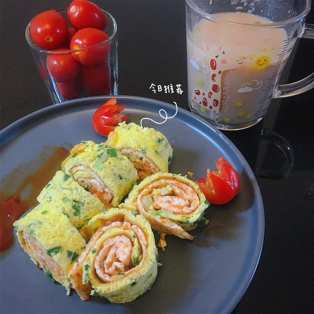 高颜值早餐鸡蛋卷❗️❗️双色鸡蛋卷