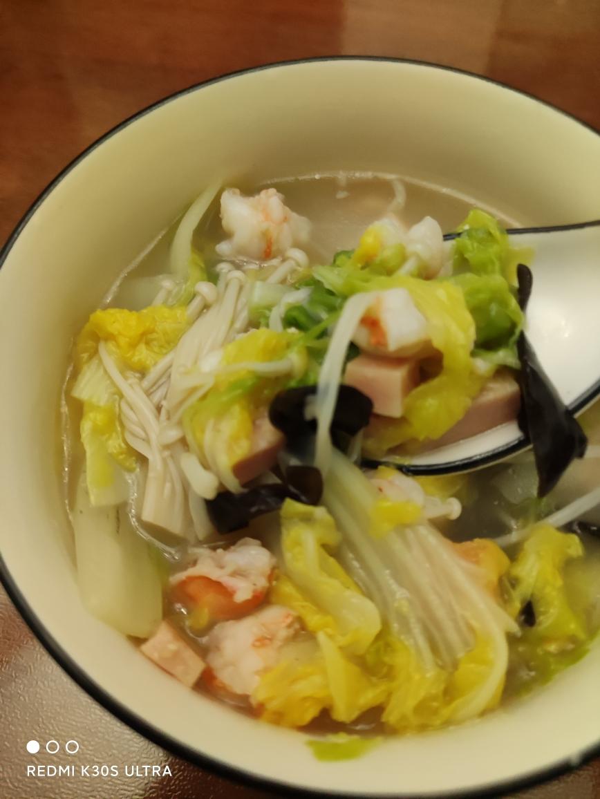 娃娃菜汤