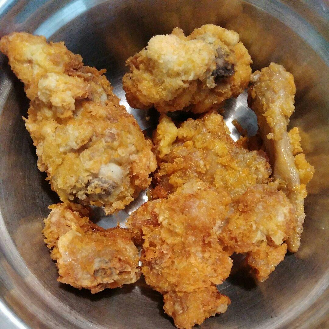 面包糠炸鸡中翅