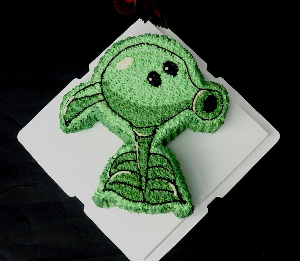 植物大战僵尸——豌豆炮立体蛋糕