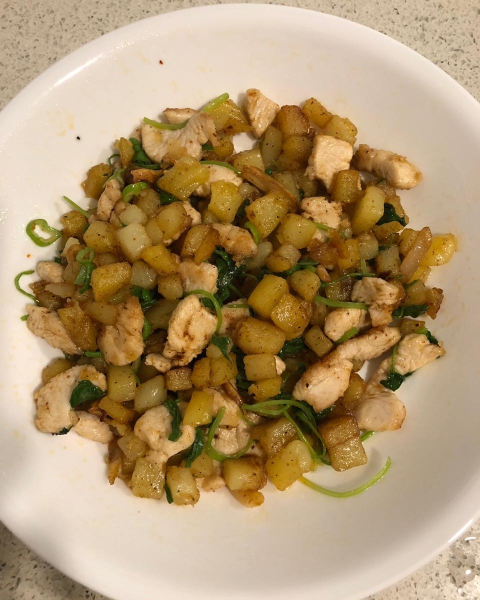 干煎土豆鸡胸肉