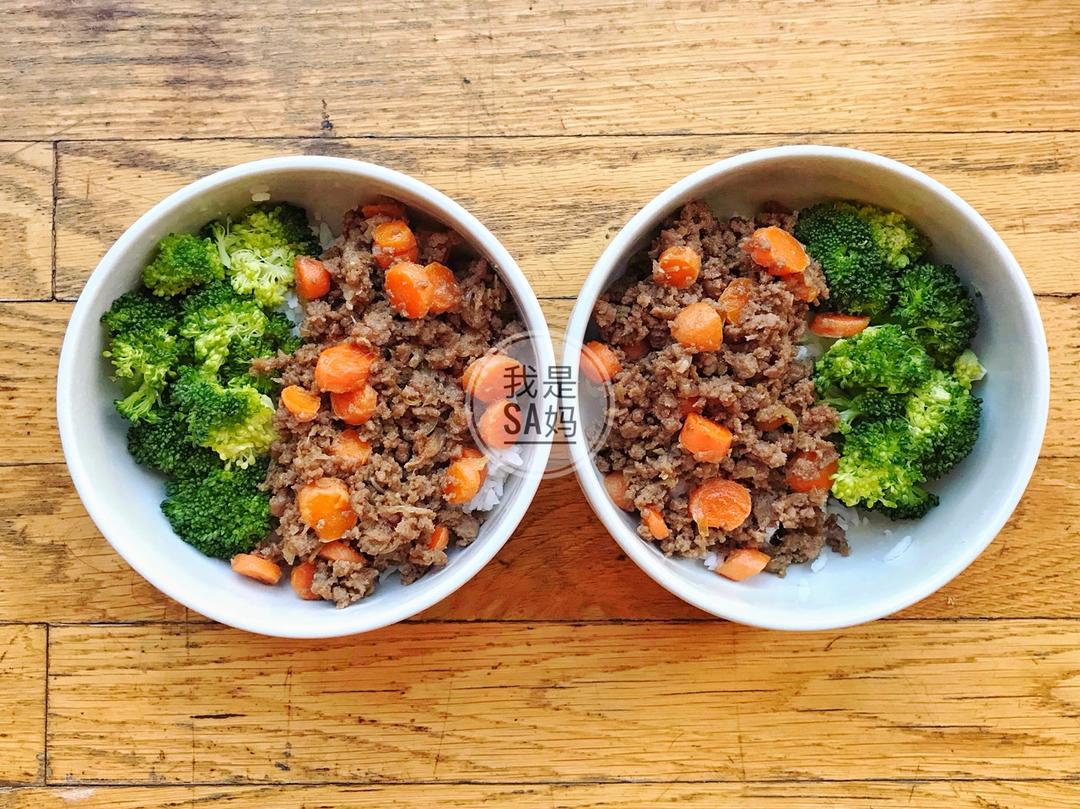 儿童菜谱-免治牛肉饭/牛肉末烩饭