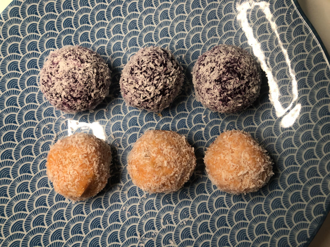 香蕉紫薯丸