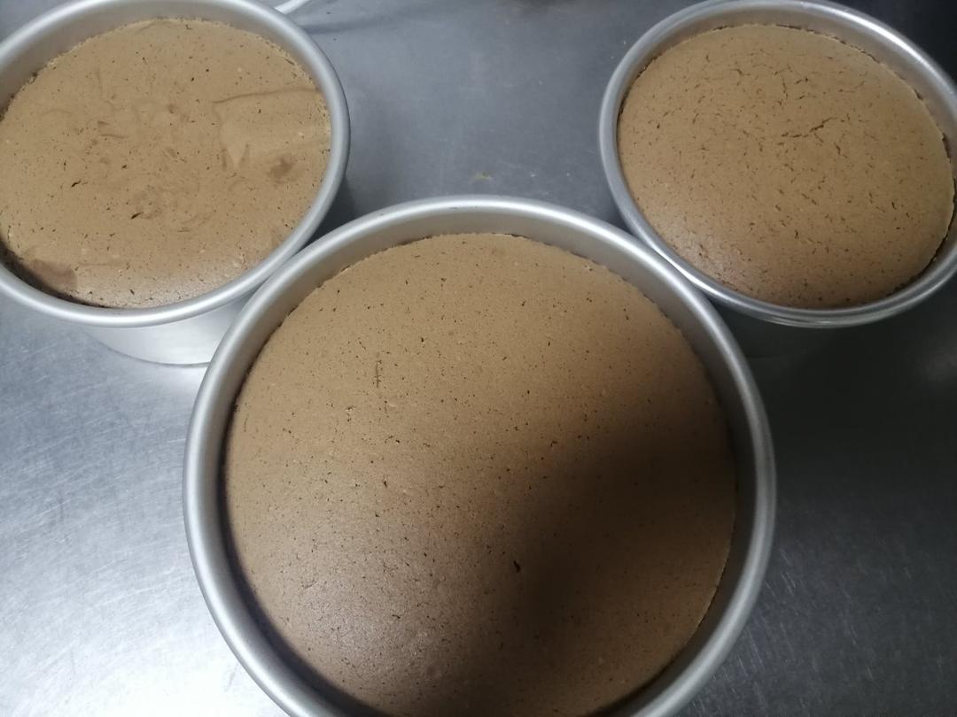 不消泡的巧克力戚风