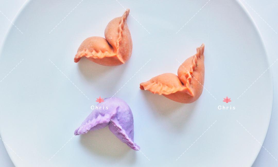 年年有余(鱼)之【彩色小鱼饺子的包法】