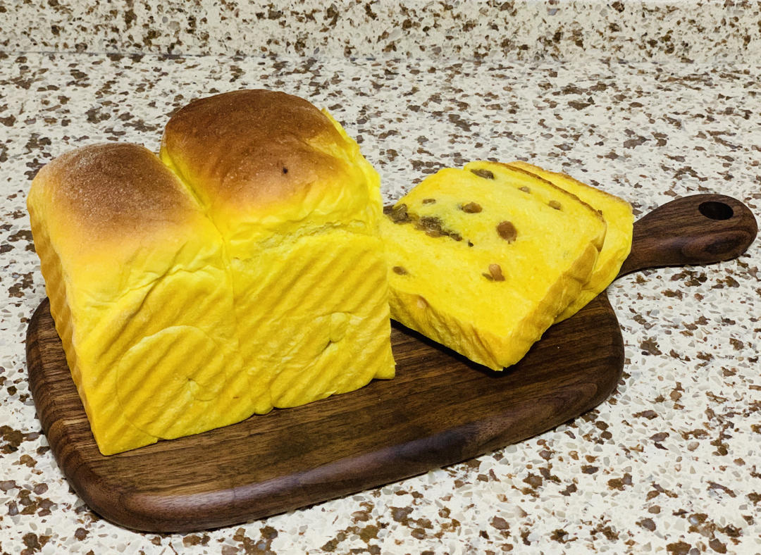 最健康好吃的南瓜葡萄干吐司面包