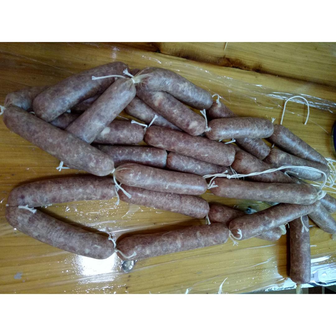 自制黑椒风味脆皮肠--多图详解手工灌肠