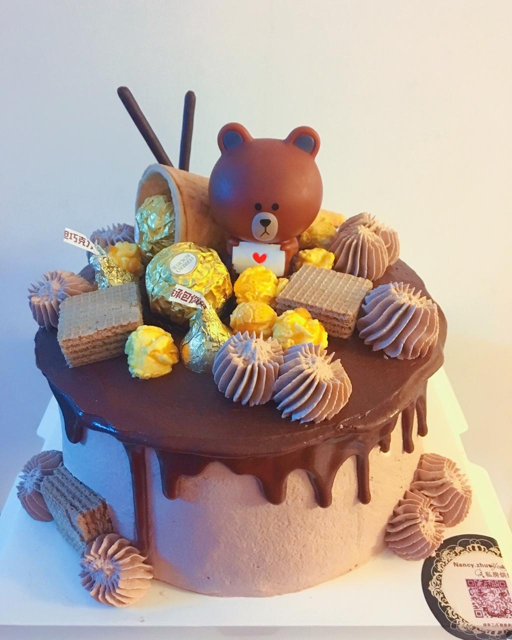 巧克力淋面蛋糕