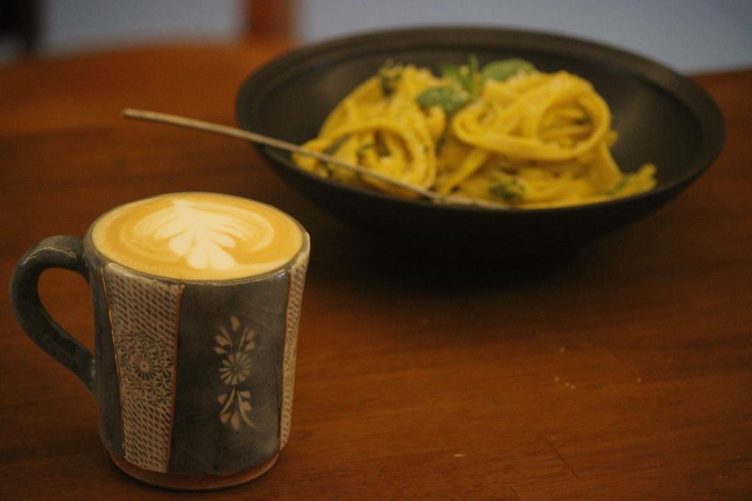 香浓南瓜罗勒意面